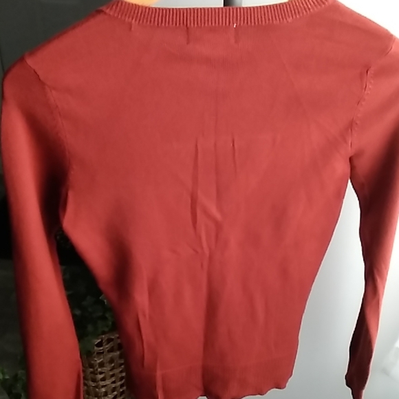 Laura Petites Faux Wrap Sweater - Picture 4 of 5